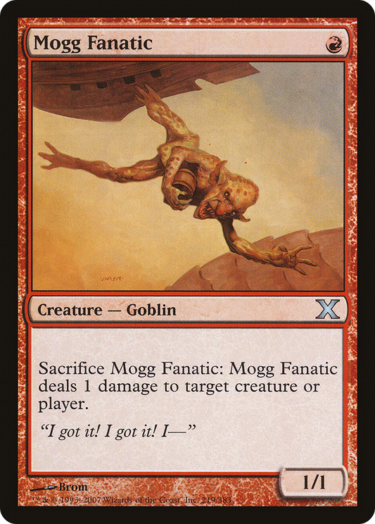 Mogg Fanatic [Tenth Edition] Foil