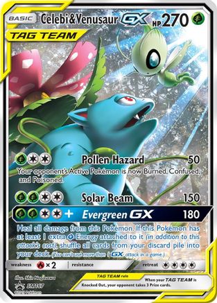 Celebi & Venusaur GX (SM167) [Sun & Moon: Black Star Promos] | Silver Goblin