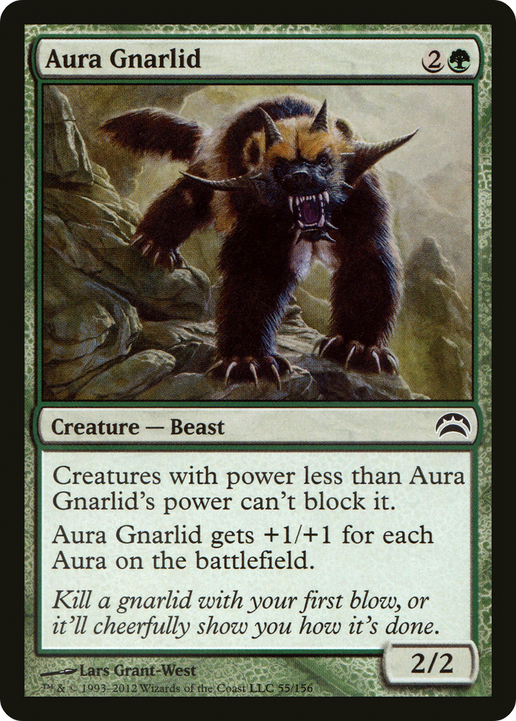 Aura Gnarlid (055) Foil - Planechase 2012