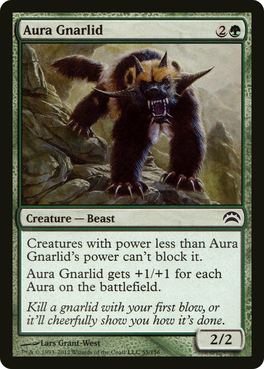 Aura Gnarlid (055) Foil - Planechase 2012