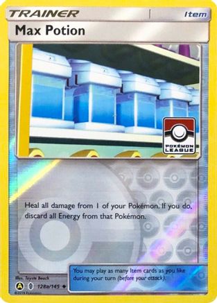 Max Potion - 128a/145 (Pokemon League) (128a) Reverse Holofoil - League & Championship Cards