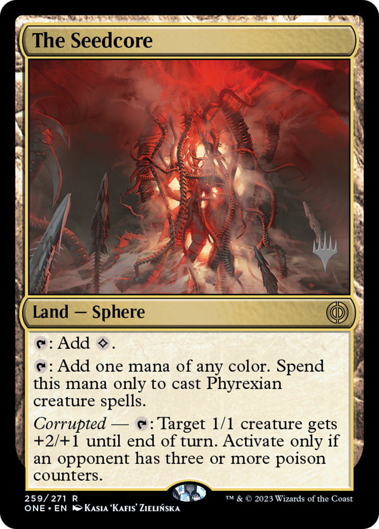 The Seedcore (Promo Pack) [Phyrexia: All Will Be One Promos] Foil