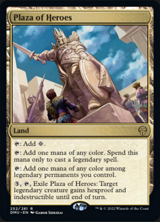 Plaza of Heroes (Promo Pack) [Dominaria United Promos] | Silver Goblin