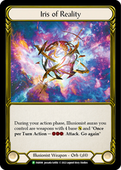 Iris of Reality (Golden) [FAB098] (Promo)  Cold Foil | Silver Goblin