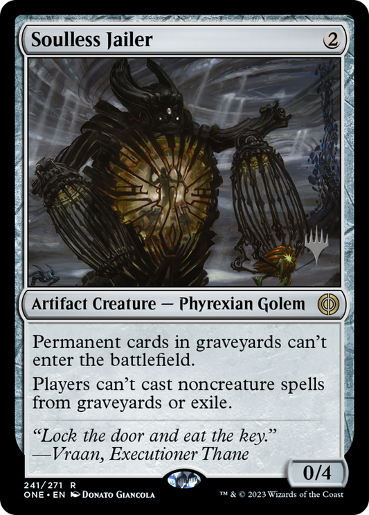 Soulless Jailer (Promo Pack) [Phyrexia: All Will Be One Promos] Foil