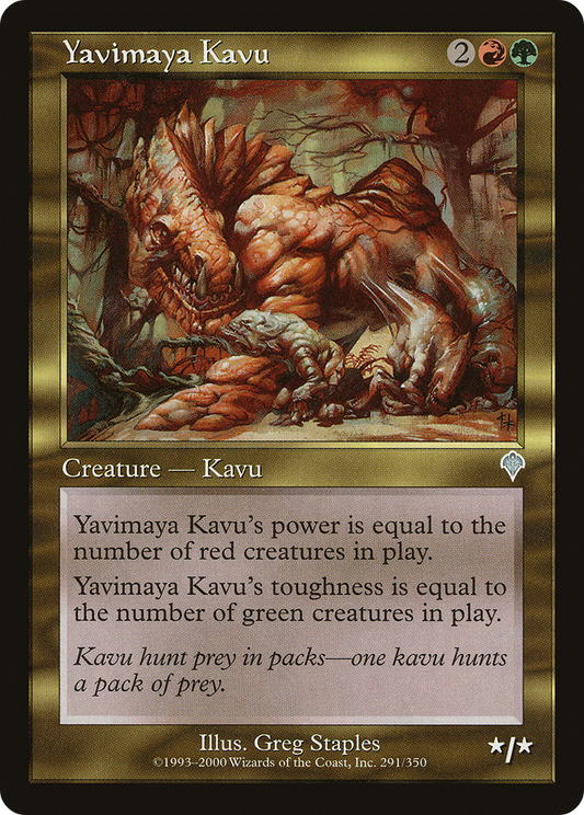 Yavimaya Kavu [Invasion] Foil