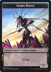 Faerie Rogue // Goblin Rogue Double-Sided Token [Zendikar Rising Commander Tokens] | Silver Goblin