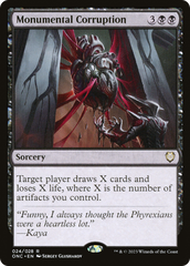 Monumental Corruption [Phyrexia: All Will Be One Commander] | Silver Goblin