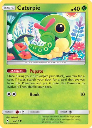 Caterpie (2) Reverse Holofoil - Unbroken Bonds