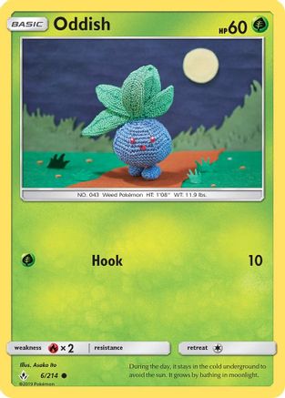 Oddish (6) Reverse Holofoil - Unbroken Bonds