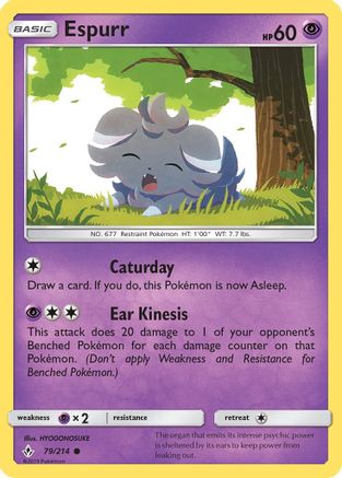 Espurr (79) Reverse Holofoil - Unbroken Bonds
