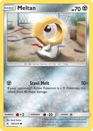 Meltan (128) Reverse Holofoil - Unbroken Bonds
