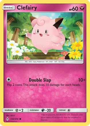 Clefairy (132) Reverse Holofoil - Unbroken Bonds