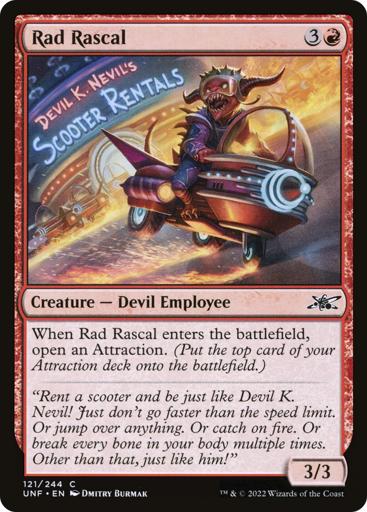 Rad Rascal (121) Foil - Unfinity