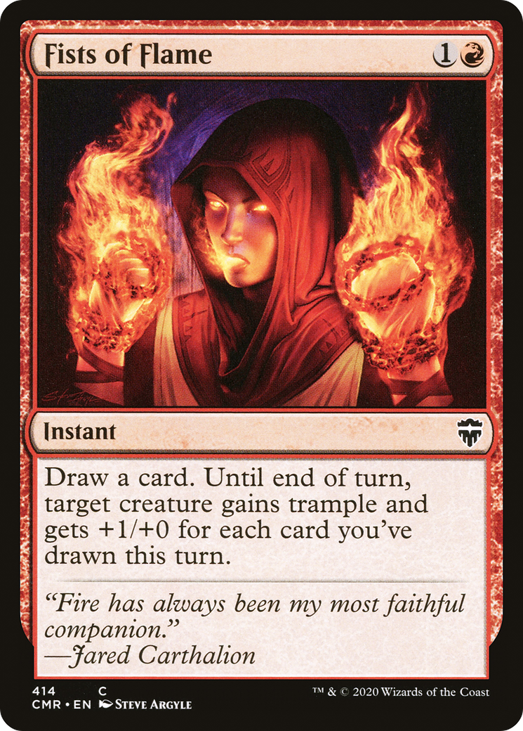 Fists of Flame [Commander Legends] | Silver Goblin