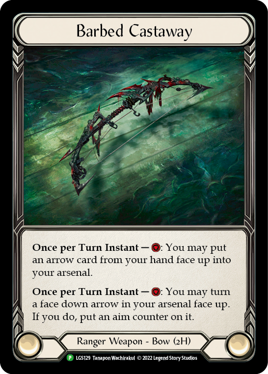 Barbed Castaway [LGS129] (Promo)  Cold Foil | Silver Goblin