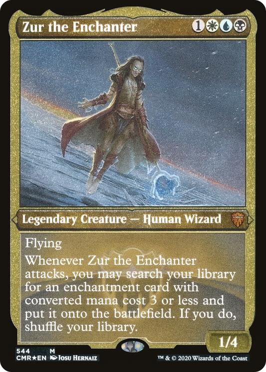 Zur the Enchanter (Etched) [Commander Legends]