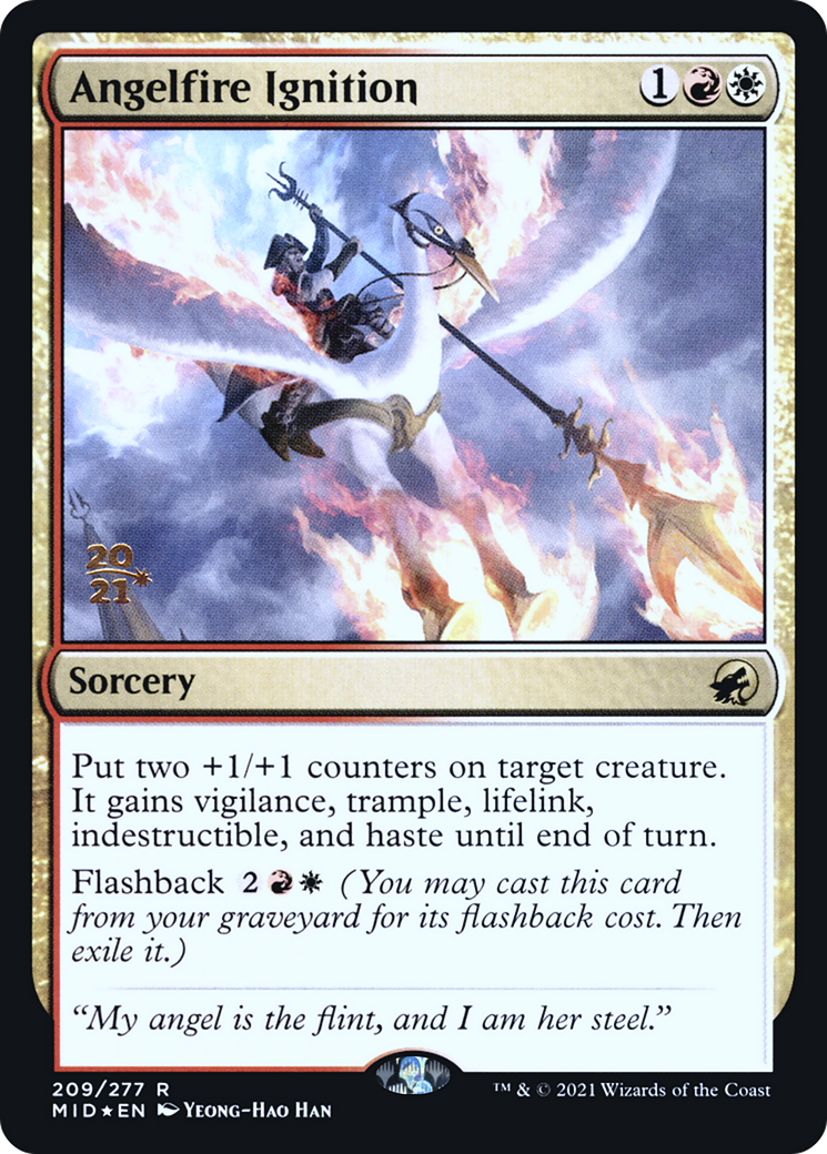 Angelfire Ignition [Innistrad: Midnight Hunt Prerelease Promos] | Silver Goblin