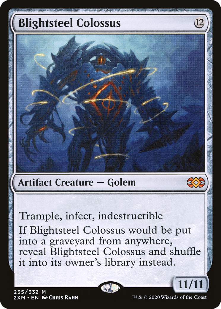 Blightsteel Colossus [Double Masters] Foil