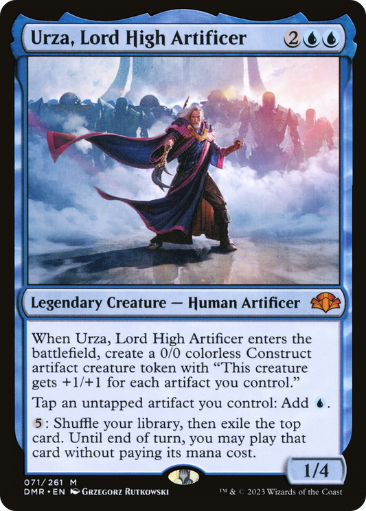 Urza, Lord High Artificer [Dominaria Remastered] Foil
