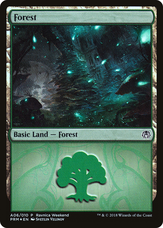 Forest (A06) [Ravnica Allegiance Ravnica Weekend]