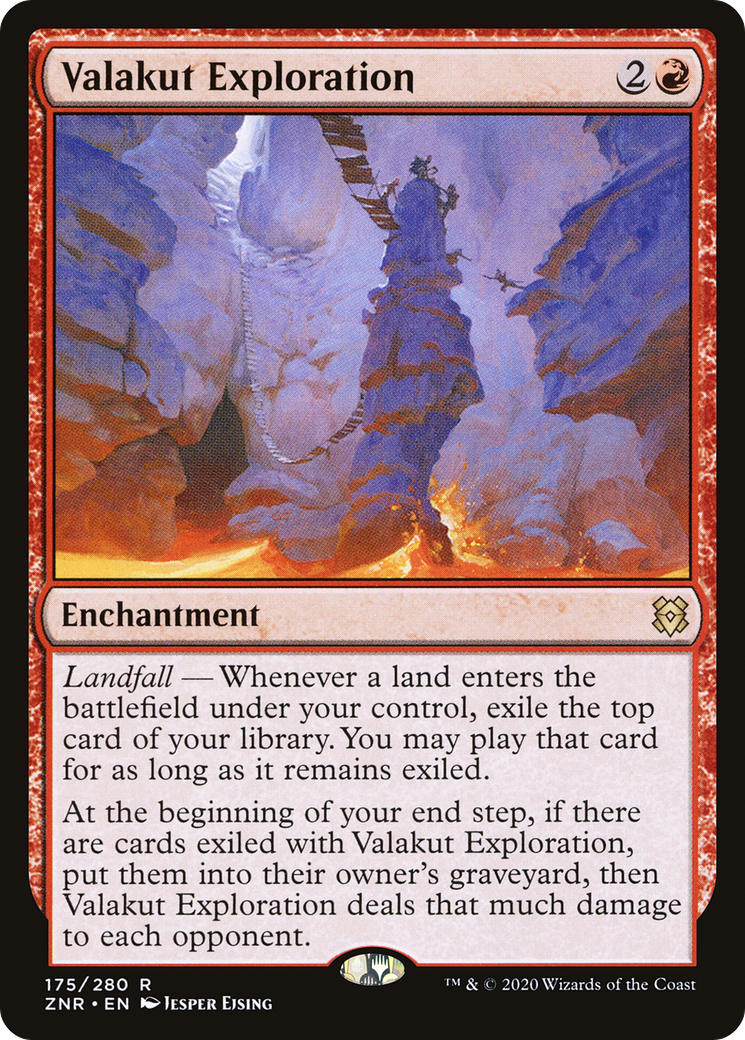 Valakut Exploration [Zendikar Rising] Foil
