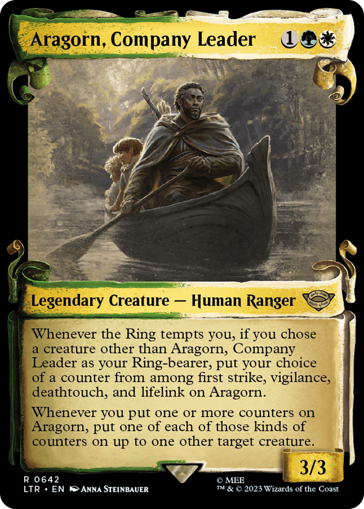 Aragorn, Company Leader [The Lord of the Rings: Tales of Middle-Earth Showcase Scrolls] Foil
