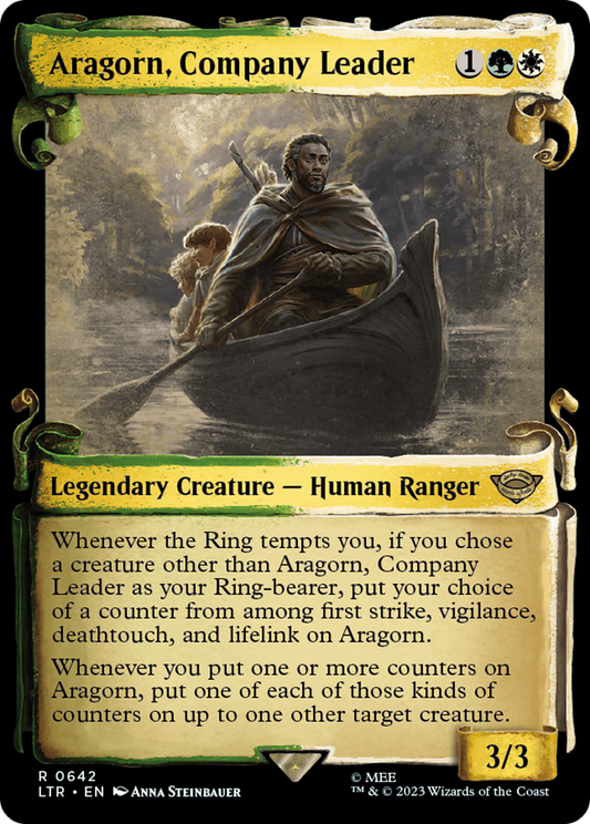 Aragorn, Company Leader [The Lord of the Rings: Tales of Middle-Earth Showcase Scrolls] Foil