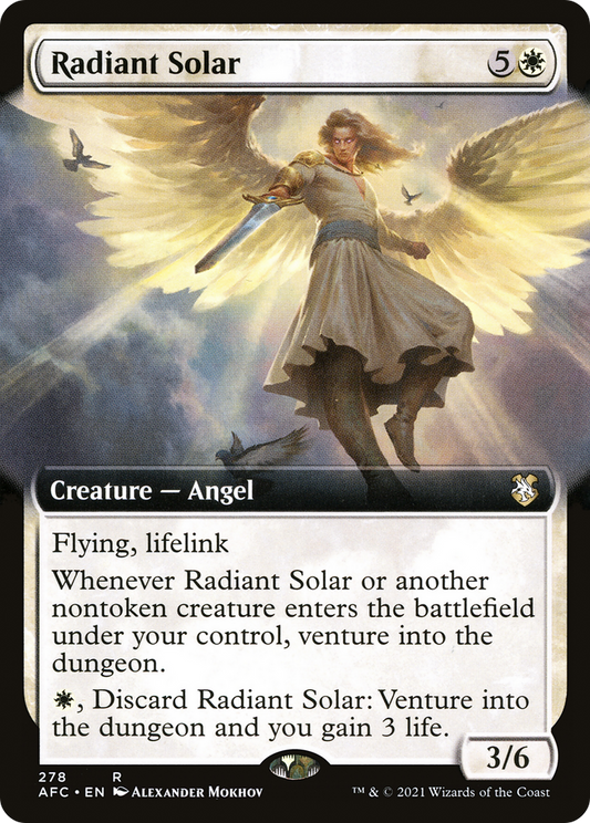 Radiant Solar (Extended Art) [Dungeons & Dragons: Adventures in the Forgotten Realms Commander]