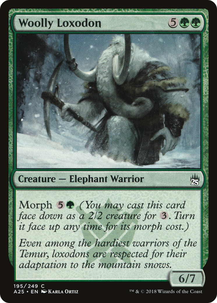 Woolly Loxodon (195) Foil - Masters 25