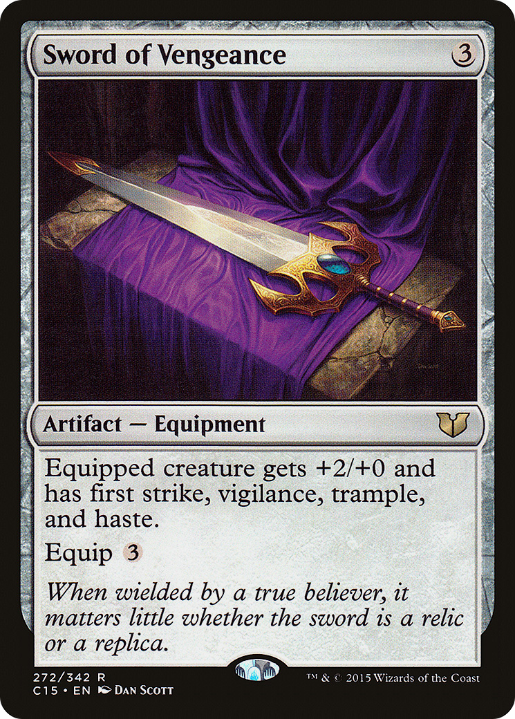 Sword of Vengeance [Commander 2015] | Silver Goblin