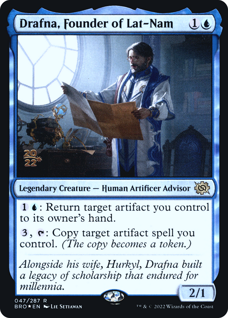 Drafna, Founder of Lat-Nam [The Brothers' War Prerelease Promos]