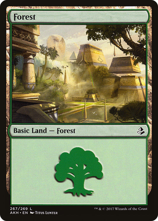 Forest (267) [Amonkhet] Foil
