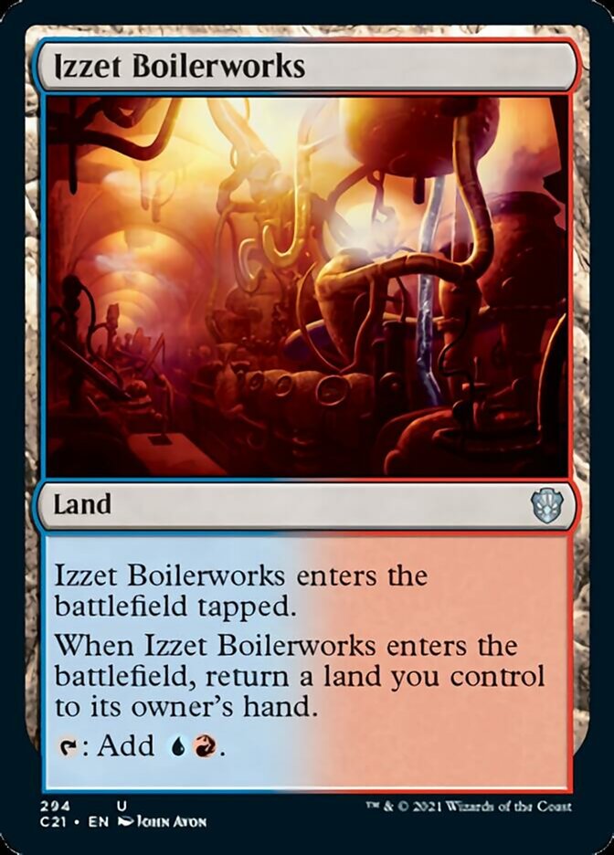 Izzet Boilerworks [Commander 2021] | Silver Goblin