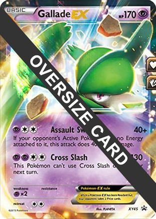 Gallade EX (XY45) (Jumbo Card) [XY: Black Star Promos] | Silver Goblin