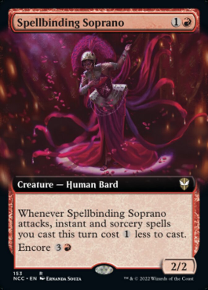 Spellbinding Soprano (Extended Art) [Streets of New Capenna Commander] | Silver Goblin