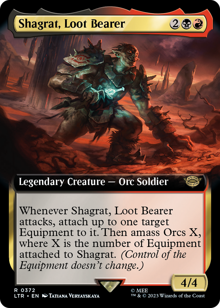 Shagrat, Loot Bearer (Extended Art) [The Lord of the Rings: Tales of Middle-Earth] Foil