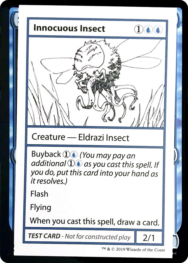 Innocuous Insect (2021 Edition) [Mystery Booster Playtest Cards] | Silver Goblin