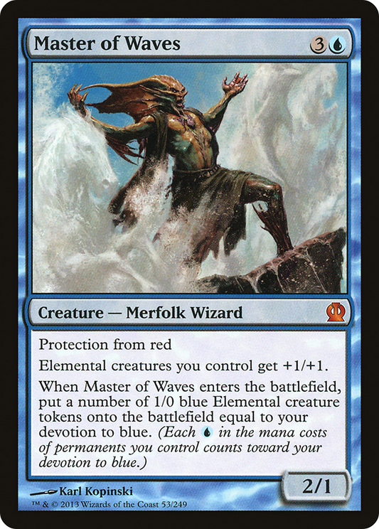 Master of Waves [Theros] Foil