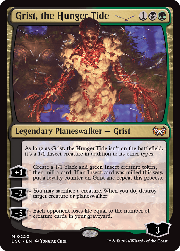 Grist, the Hunger Tide [Duskmourn: House of Horror Commander] Foil