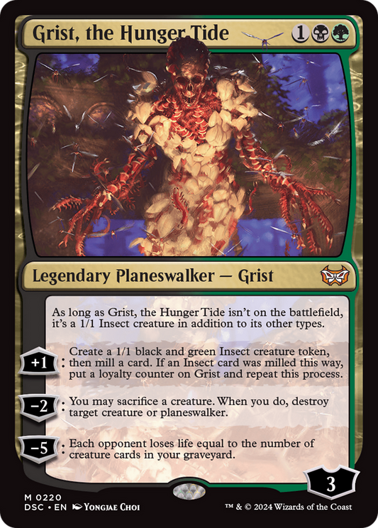 Grist, the Hunger Tide [Duskmourn: House of Horror Commander] Foil