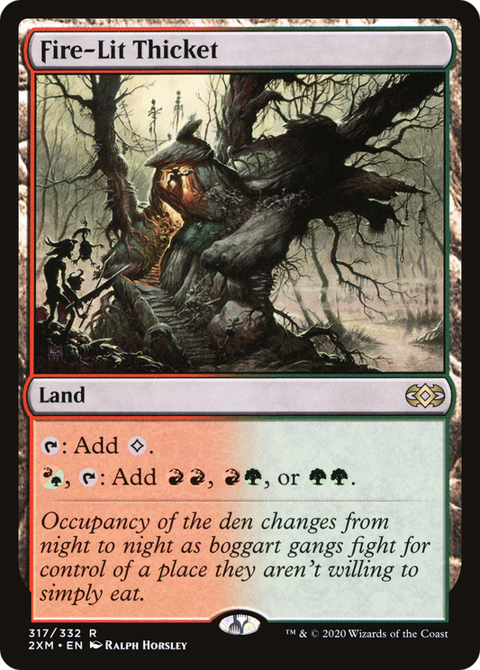 Fire-Lit Thicket [Double Masters] Foil