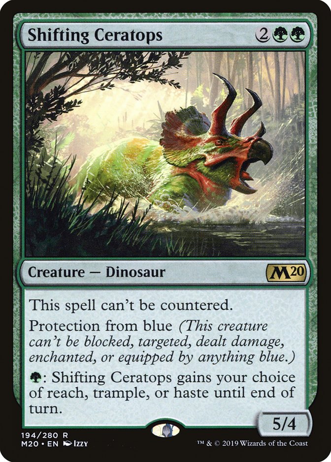 Shifting Ceratops [Core Set 2020] | Silver Goblin