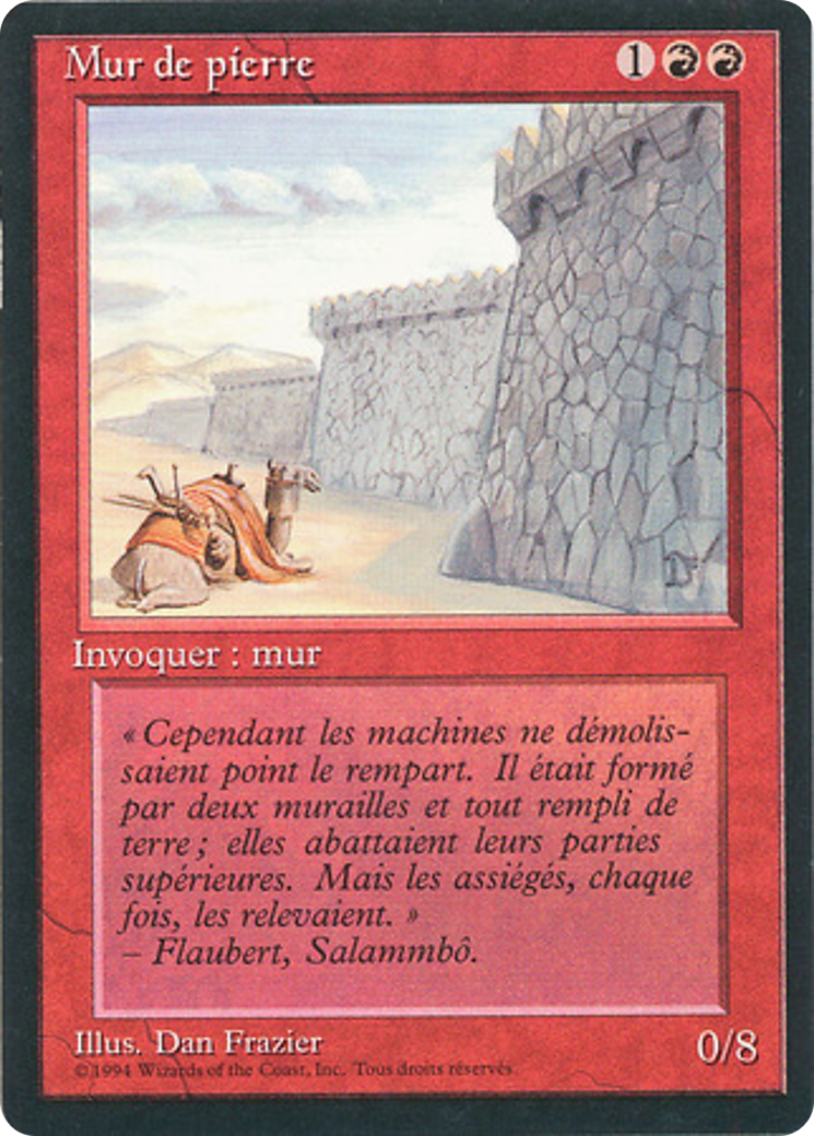 Wall of Stone [Foreign Black Border] | Silver Goblin