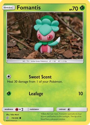 Fomantis (15/236) [Sun & Moon: Unified Minds] | Silver Goblin