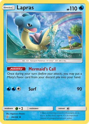 Lapras (36) Reverse Holofoil - Unified Minds