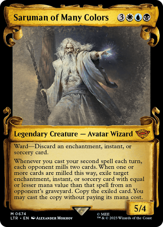 Saruman of Many Colors [The Lord of the Rings: Tales of Middle-Earth Showcase Scrolls] Foil