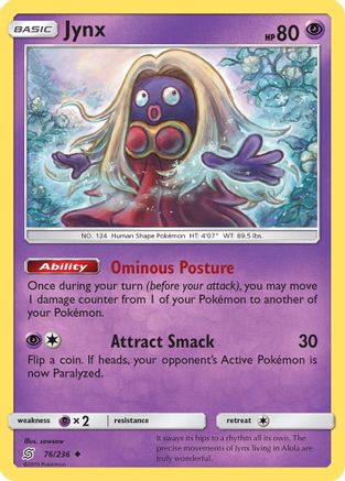 Jynx (76) Reverse Holofoil - Unified Minds