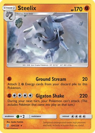 Steelix (104) Reverse Holofoil - Unified Minds