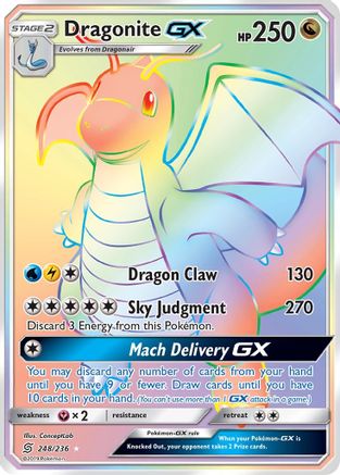 Dragonite GX (248/236) [Sun & Moon: Unified Minds] | Silver Goblin